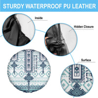 Eritrea Spare Tire Cover Eritrean Cross Mix Tilet Pattern - Wonder Print Shop