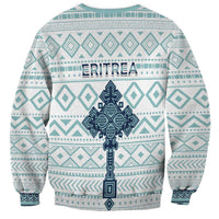Eritrea Sweatshirt Eritrean Cross Mix Tilet Pattern - Wonder Print Shop