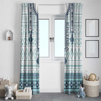 Eritrea Window Curtain Eritrean Cross Mix Tilet Pattern - Wonder Print Shop