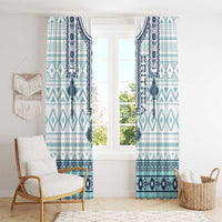 Eritrea Window Curtain Eritrean Cross Mix Tilet Pattern - Wonder Print Shop