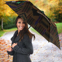 Happy Kenya Independence Day Umbrella Coat Of Arms With Kente Pattern - Wonder Print Shop