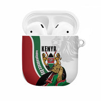 Kenya Jamhuri Day AirPods Case Lion With Coat Of Arms - Wonder Print Shop