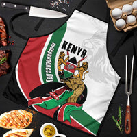 Kenya Jamhuri Day Apron Lion With Coat Of Arms - Wonder Print Shop