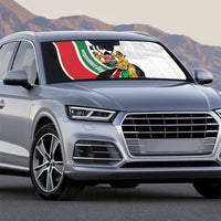 Kenya Jamhuri Day Auto Sun Shade Lion With Coat Of Arms - Wonder Print Shop