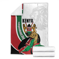 Kenya Jamhuri Day Blanket Lion With Coat Of Arms - Wonder Print Shop