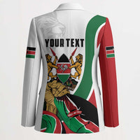 Personalized Kenya Jamhuri Day Blazer Lion With Coat Of Arms - Wonder Print Shop