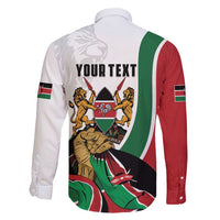 Personalized Kenya Jamhuri Day Family Matching Summer Maxi Dress and Hawaiian Shirt Lion With Coat Of Arms - Wonder Print Shop