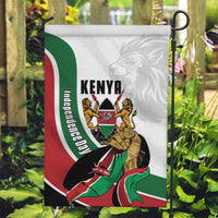Kenya Jamhuri Day Garden Flag Lion With Coat Of Arms - Wonder Print Shop