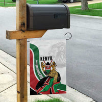 Kenya Jamhuri Day Garden Flag Lion With Coat Of Arms - Wonder Print Shop