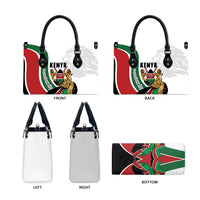 Kenya Jamhuri Day Leather Bag Lion With Coat Of Arms - Wonder Print Shop