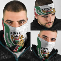 Kenya Jamhuri Day Neck Gaiter Lion With Coat Of Arms - Wonder Print Shop