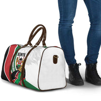 Kenya Jamhuri Day Travel Bag Lion With Coat Of Arms - Wonder Print Shop