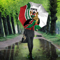 Kenya Jamhuri Day Umbrella Lion With Coat Of Arms - Wonder Print Shop