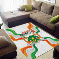 Niger Republic Day Area Rug Coat Of Arms With Flag - Wonder Print Shop
