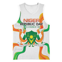 Personalized Niger Republic Day Basketball Jersey Coat Of Arms With Flag - Wonder Print Shop