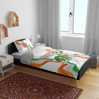Niger Republic Day Bedding Set Coat Of Arms With Flag - Wonder Print Shop