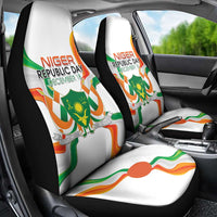 Niger Republic Day Car Seat Cover Coat Of Arms With Flag - Wonder Print Shop