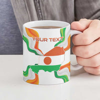 Personalized Niger Republic Day Ceramic Mug Coat Of Arms With Flag - Wonder Print Shop