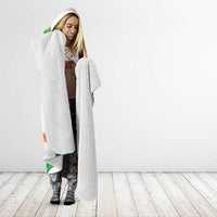 Niger Republic Day Hooded Blanket Coat Of Arms With Flag - Wonder Print Shop