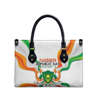 Niger Republic Day Leather Bag Coat Of Arms With Flag - Wonder Print Shop