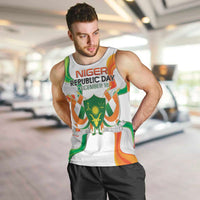 Personalized Niger Republic Day Men Tank Top Coat Of Arms With Flag - Wonder Print Shop