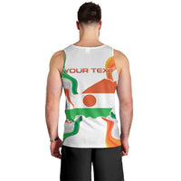 Personalized Niger Republic Day Men Tank Top Coat Of Arms With Flag - Wonder Print Shop