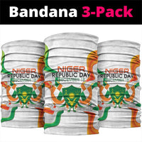 Niger Republic Day Neck Gaiter Coat Of Arms With Flag - Wonder Print Shop