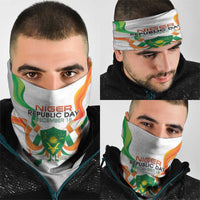 Niger Republic Day Neck Gaiter Coat Of Arms With Flag - Wonder Print Shop