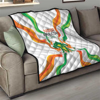 Niger Republic Day Quilt Coat Of Arms With Flag - Wonder Print Shop