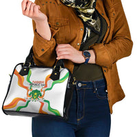 Niger Republic Day Shoulder Handbag Coat Of Arms With Flag - Wonder Print Shop