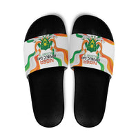 Niger Republic Day Slide Sandals Coat Of Arms With Flag - Wonder Print Shop