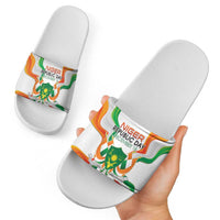 Niger Republic Day Slide Sandals Coat Of Arms With Flag - Wonder Print Shop