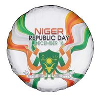 Niger Republic Day Spare Tire Cover Coat Of Arms With Flag - Wonder Print Shop
