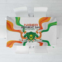 Niger Republic Day Tablecloth Coat Of Arms With Flag - Wonder Print Shop