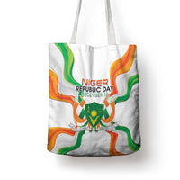 Niger Republic Day Tote Bag Coat Of Arms With Flag - Wonder Print Shop