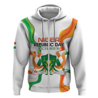Personalized Niger Republic Day Zip Hoodie Coat Of Arms With Flag - Wonder Print Shop