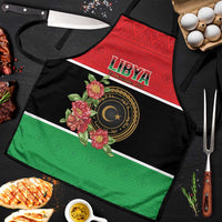 Libya Independence Day Apron Pomegranate Blossom With Libyan Seal - Wonder Print Shop