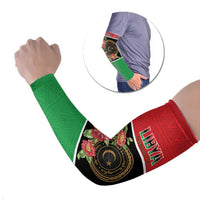 Personalized Libya Independence Day Arm Sleeves Pomegranate Blossom With Libyan Seal - Wonder Print Shop