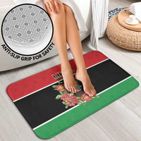 Libya Independence Day Bathroom Set Pomegranate Blossom With Libyan Seal - Wonder Print Shop