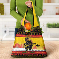 Personalised Germany Christmas Grocery Bag Merry Krampus
