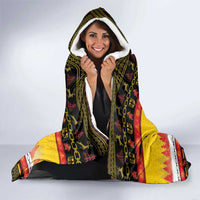 Personalised Germany Christmas Hooded Blanket Merry Krampus