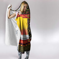 Personalised Germany Christmas Hooded Blanket Merry Krampus