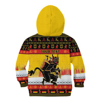 Personalised Germany Christmas Kid Hoodie Merry Krampus - Wonder Print Shop