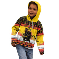 Personalised Germany Christmas Kid Hoodie Merry Krampus - Wonder Print Shop