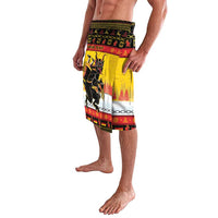 Personalised Germany Christmas Lavalava Merry Krampus - Wonder Print Shop