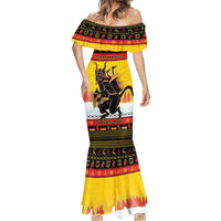 Personalised Germany Christmas Mermaid Dress Merry Krampus - Wonder Print Shop