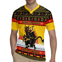 Personalised Germany Christmas Rugby Jersey Merry Krampus - Wonder Print Shop