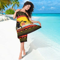 Personalised Germany Christmas Sarong Merry Krampus - Wonder Print Shop