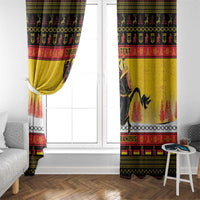 Personalised Germany Christmas Window Curtain Merry Krampus - Wonder Print Shop