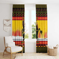 Personalised Germany Christmas Window Curtain Merry Krampus - Wonder Print Shop